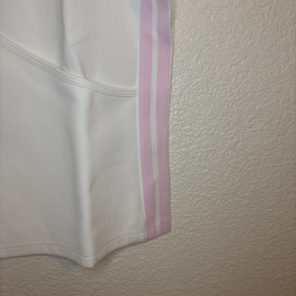 Adidas SEASONAL ESSENTIALS 3-STRIPES CROP TEE size XL women's - Picture 9 of 16